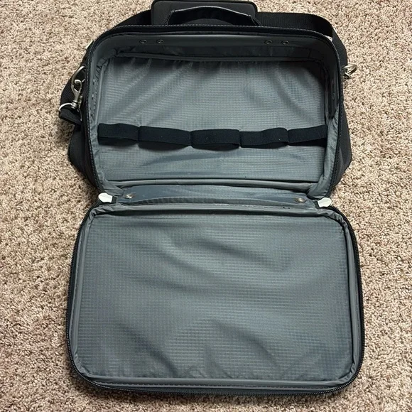 Samsonite Travel Suitcase Briefcase Bag Black with Handle and Detachable Strap - Picture 12 of 13